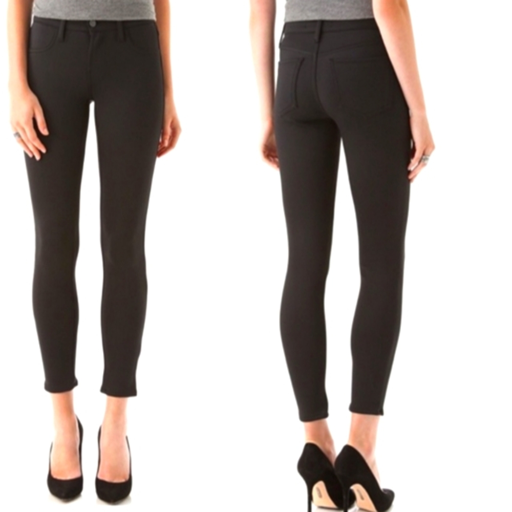 J Brand Super Skinny Black Jeans Size 25